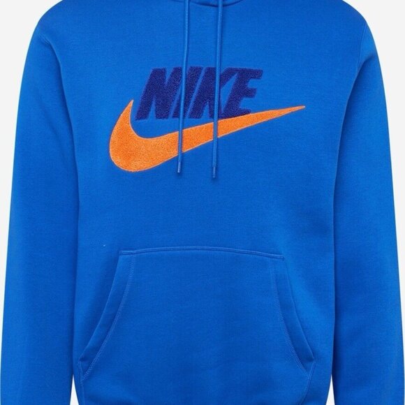 Men's Nike Club Basketball Hoodie Jacket Blue Sewn XXL $85 - Picture 2 of 4